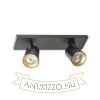 Kép KENNY II felületre szerelhető fekete/aranysárga  230V LED GU10 2x8W
