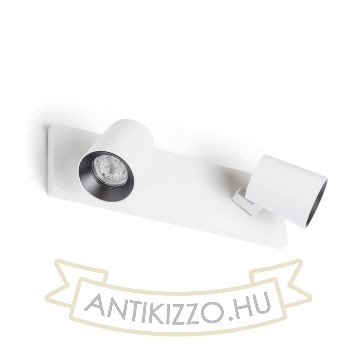 Kép KENNY II felületre szerelhető fehér/fekete  230V LED GU10 2x8W