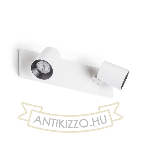 Kép KENNY II felületre szerelhető fehér/fekete  230V LED GU10 2x8W