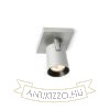 Kép KENNY I felületre szerelhető  szálcsiszolt alumínium/fekete 230V LED GU10 8W