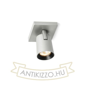 Kép KENNY I felületre szerelhető  szálcsiszolt alumínium/fekete 230V LED GU10 8W