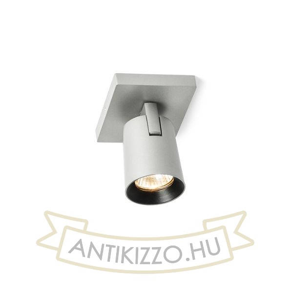 Kép KENNY I felületre szerelhető  szálcsiszolt alumínium/fekete 230V LED GU10 8W