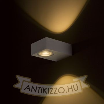 Kép KORSO II fali lámpa szálcsiszolt alumínium 230V LED 2x3W 120° IP54 3000K