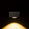 Kép KORSO I fali lámpa  fekete elox 230V LED 5W 120° IP54  3000K