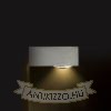 KORSO I fali lámpa szálcsiszolt alumínium 230V LED 5W 120° IP54 3000K