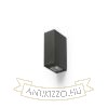 NICK II fali lámpa fekete elox 230V LED 2x3W 10° IP54 3000K
