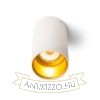 Kép TUBA mennyezeti lámpa matt fehér/aranysárga  230V LED GU10 7W