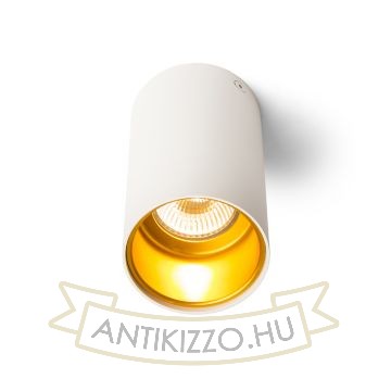 Kép TUBA mennyezeti lámpa matt fehér/aranysárga  230V LED GU10 7W