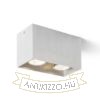 Kép AGATE II mennyezeti lámpa  szálcsiszolt alumínium 230V LED GU10 2x7W