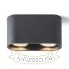 Kép MANTOVA II mennyezeti lámpa matt fekete  230V LED GU10 2x7W