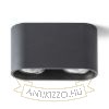 Kép MANTOVA II mennyezeti lámpa matt fekete  230V LED GU10 2x7W