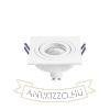 Kép PASADENA GU10 SQ I süllyesztett lámpa fehér  230V LED GU10 7W