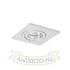 Kép PASADENA GU10 SQ I süllyesztett lámpa  szálcsiszolt alumínium 230V LED GU10 7W