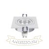 Kép PASADENA GU10 SQ I süllyesztett lámpa  szálcsiszolt alumínium 230V LED GU10 7W
