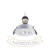 Kép PASADENA GU10 R süllyesztett lámpa  szálcsiszolt alumínium 230V LED GU10 7W