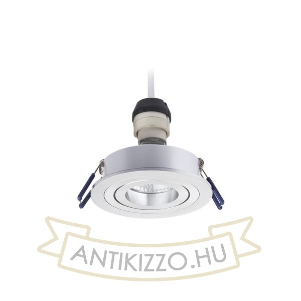 Kép PASADENA GU10 R süllyesztett lámpa  szálcsiszolt alumínium 230V LED GU10 7W