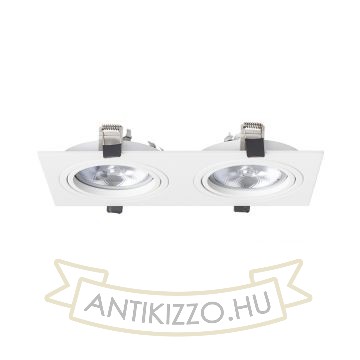 Kép PASADENA G53 SQ II  fehér  230V LED G53 2x15W