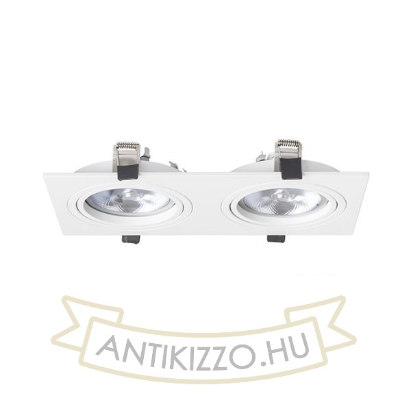 Kép PASADENA G53 SQ II  fehér  230V LED G53 2x15W