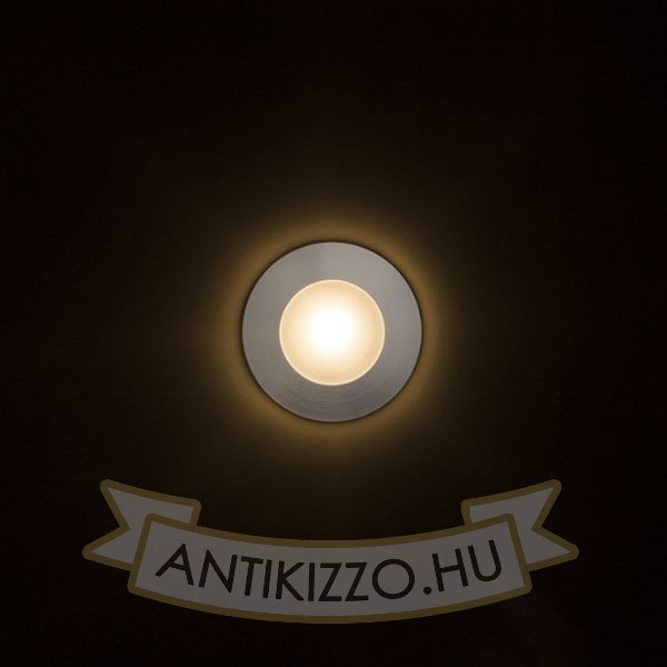 CLUB süllyesztett lámpa ezüstszürke 230V LED 3W IP54 3000K