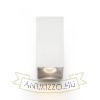 AGATE II fali lámpa  szálcsiszolt alumínium 230V LED GU10 2x7W
