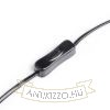 Kép GARBO asztali lámpa fekete króm 230V LED E27 15W