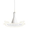 Kép PULIRE CON függő lámpa  opál üveg/fa/króm 230V LED E14 6W