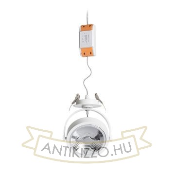 Kép KELLY LED DIMM félsüllyesztett fehér  230V LED 12W 24°  3000K