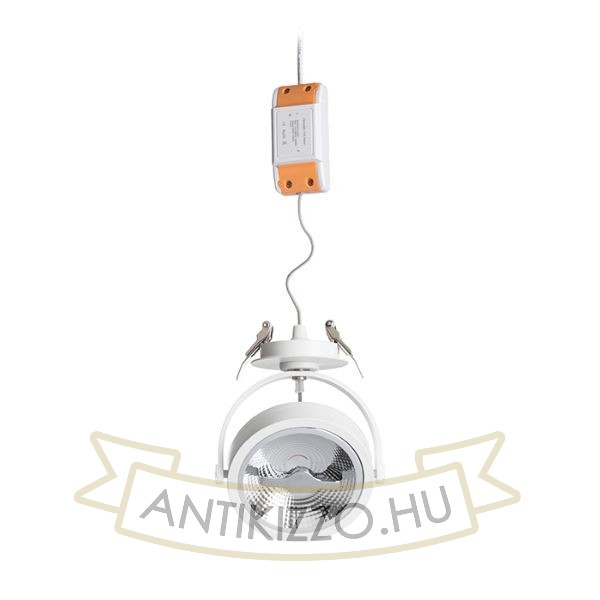 Kép KELLY LED DIMM félsüllyesztett fehér  230V LED 12W 24°  3000K