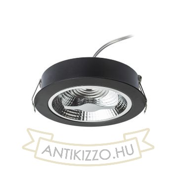 Kép KELLY LED DIMM süllyesztett lámpa fekete 230V LED 15W 45° 3000K
