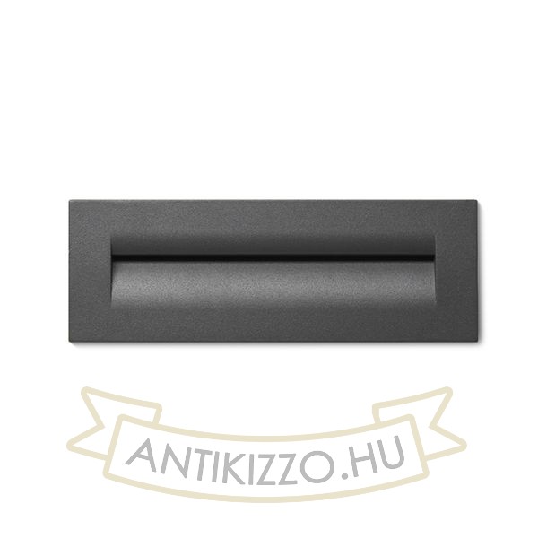 RASQ a falba süllyesztett antracitszürke 230V LED 8.5W IP65 3000K