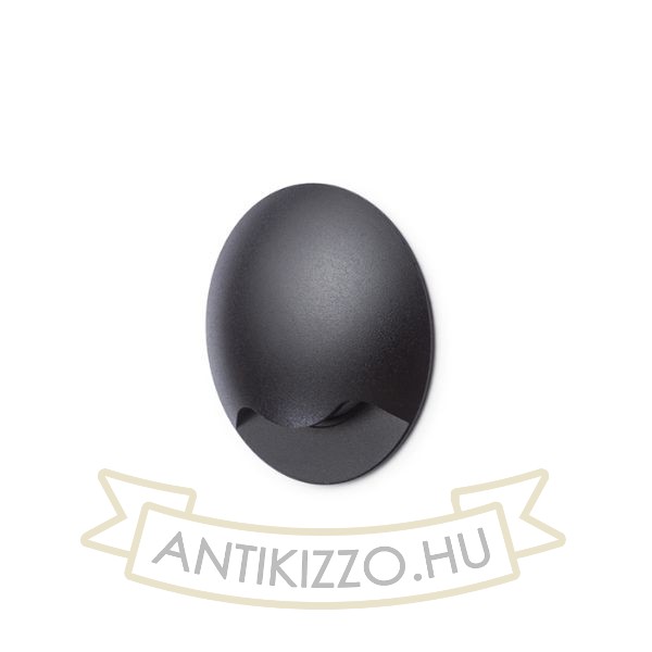 KICK I süllyesztett lámpa fekete 230V LED 3W IP54 3000K