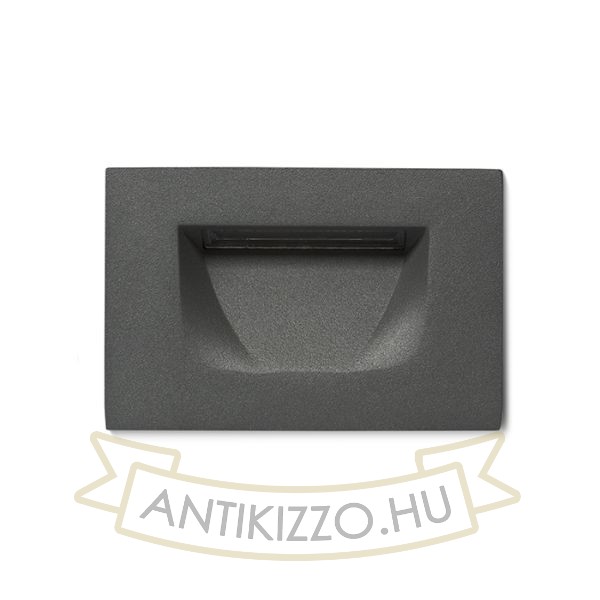 PER süllyesztett lámpa antracitszürke 230V LED 3W IP54 3000K