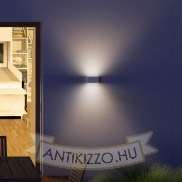 Kép TORINO fali lámpa fehér 230V LED 2x5W IP54 3000K