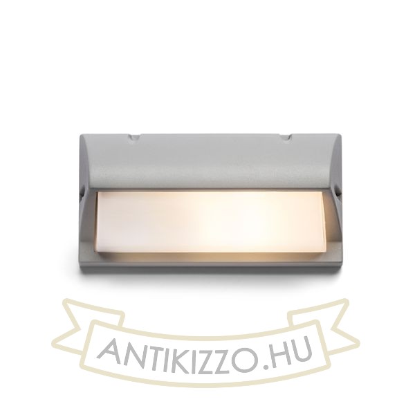 MORA fali lámpa ezüstszürke  230V LED E27 15W IP54