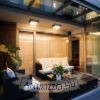 DELTA 215 felületre szerelhető antracit  230V LED E27 15W IP54