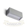 DURANT UP - DOWN fali lámpa ezüstszürke  230V E27 18W IP54