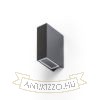 UKKO fali lámpa fekete 230V LED 2x3W 55° IP54 3000K