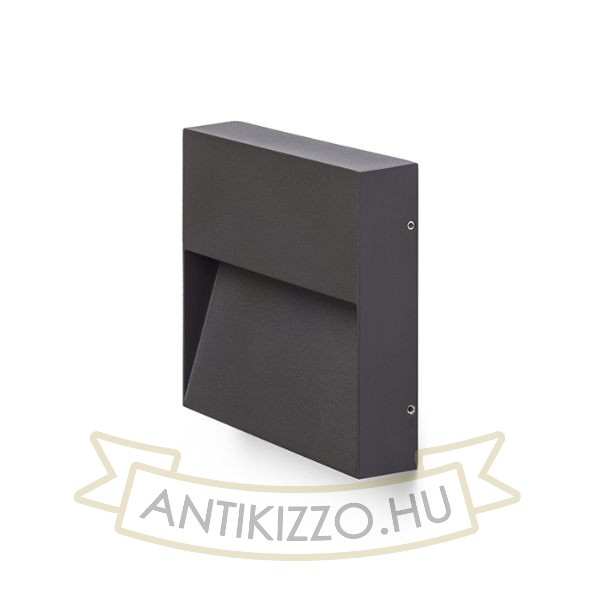 Kép AQILA SQ fali lámpa antracitszürke 230V LED 6W IP54 3000K