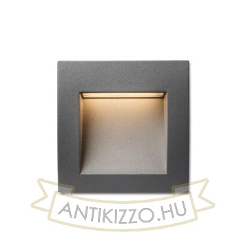 Kép GORDIQ S süllyesztett lámpa antracitszürke 230V LED 1.5W IP65 3000K