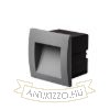 GORDIQ S süllyesztett lámpa antracitszürke 230V LED 1.5W IP65 3000K