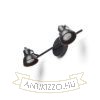 Kép ROSITA II fali lámpa fekete/aranysárga 230V LED GU10 2x9W