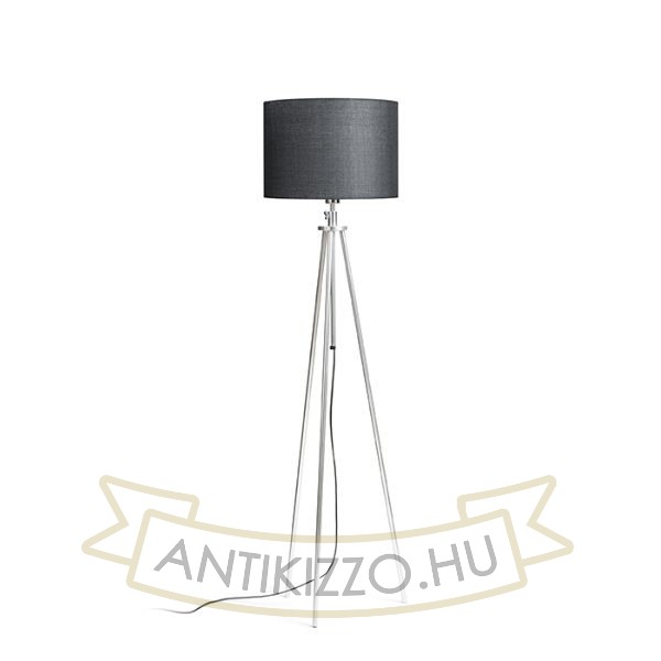 Kép GARDETTE állólámpa fekete alumínium 230V LED E27 15W