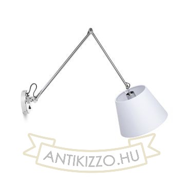 Kép ASHLEY fali lámpa fehér króm 230V LED E27 15W