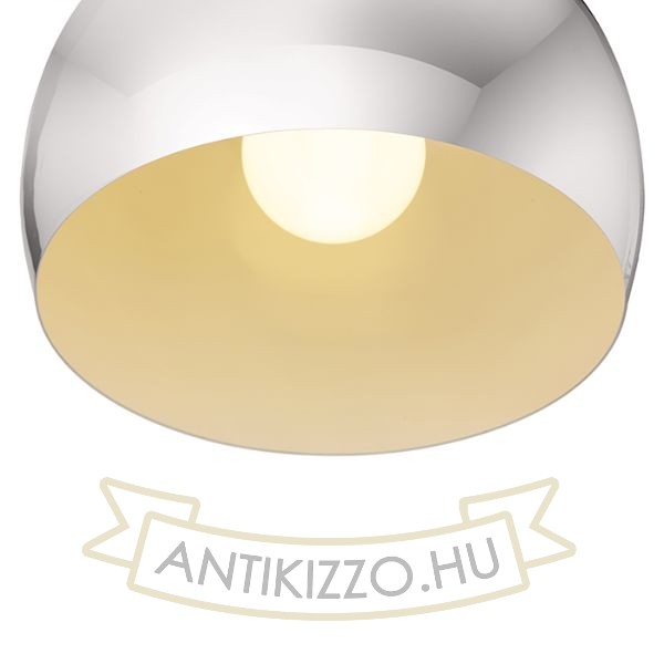 Kép ASTON 30 függő lámpa  króm 230V LED E27 15W