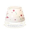DELISA 25/16 lámpabúra fehér gombok  max. 28W