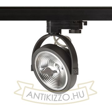 Kép KELLY LED DIMM három áramkörös sínre fekete 230V LED 12W 24° 3000K