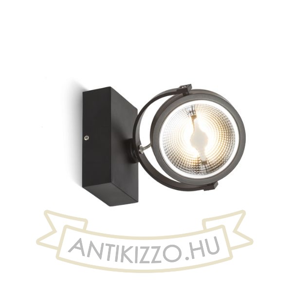 Kép KELLY LED I fali lámpa fekete 230V LED 12W 24° 3000K