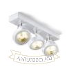 Kép KELLY III fali lámpa  szálcsiszolt alumínium 230V LED G53 3x15W