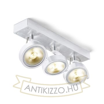Kép KELLY III fali lámpa  szálcsiszolt alumínium 230V LED G53 3x15W