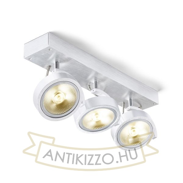 Kép KELLY III fali lámpa  szálcsiszolt alumínium 230V LED G53 3x15W